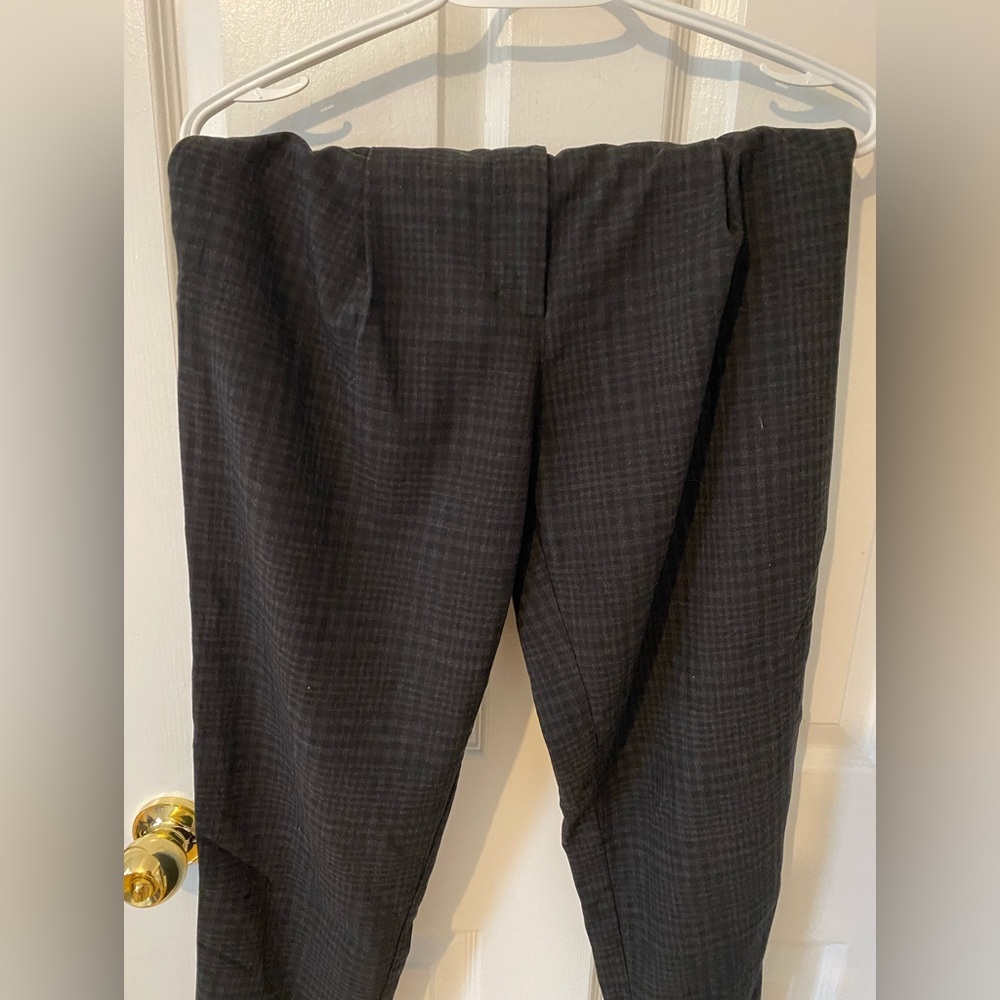 H& M dark grey front pleat trousers-NWOT